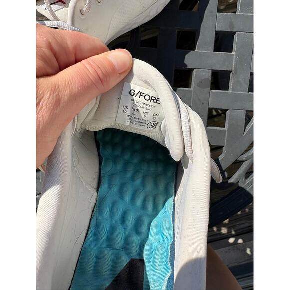 G/FORE MG4+ Men’s Golf Shoes White Snow Size 10 US Spikeless Comfort - Picture 5 of 7